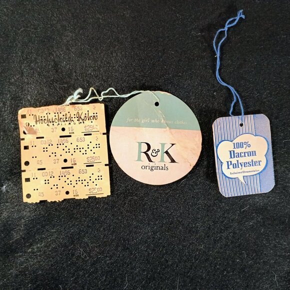 EUC: Vintage 60s R&K Originals White Floral Dacron A-Line Dress Size 16 - Picture 10 of 10